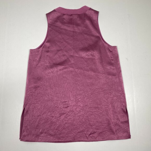 Vince Rib Crewneck Tank - Camellia Size Small - Picture 8 of 8